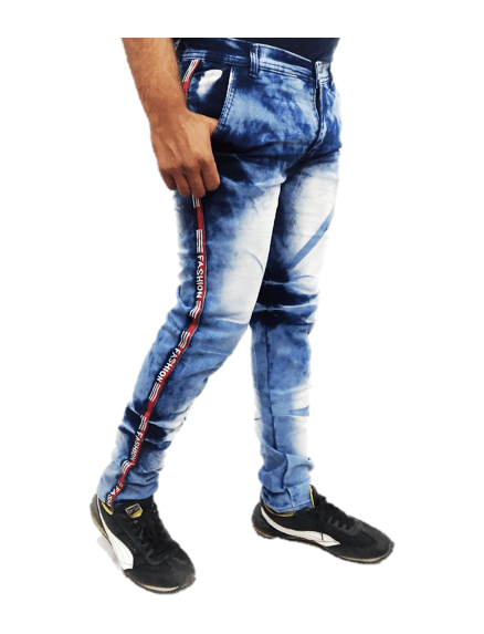 Men's Dark Blue Skinny Fit Jeans