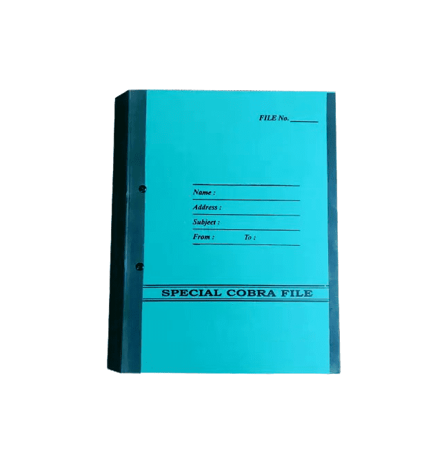 Special Cobra Legal Size Document File (With Deluxe Metal Spring Clip, 1.25" Spine, 14x10 Inch)