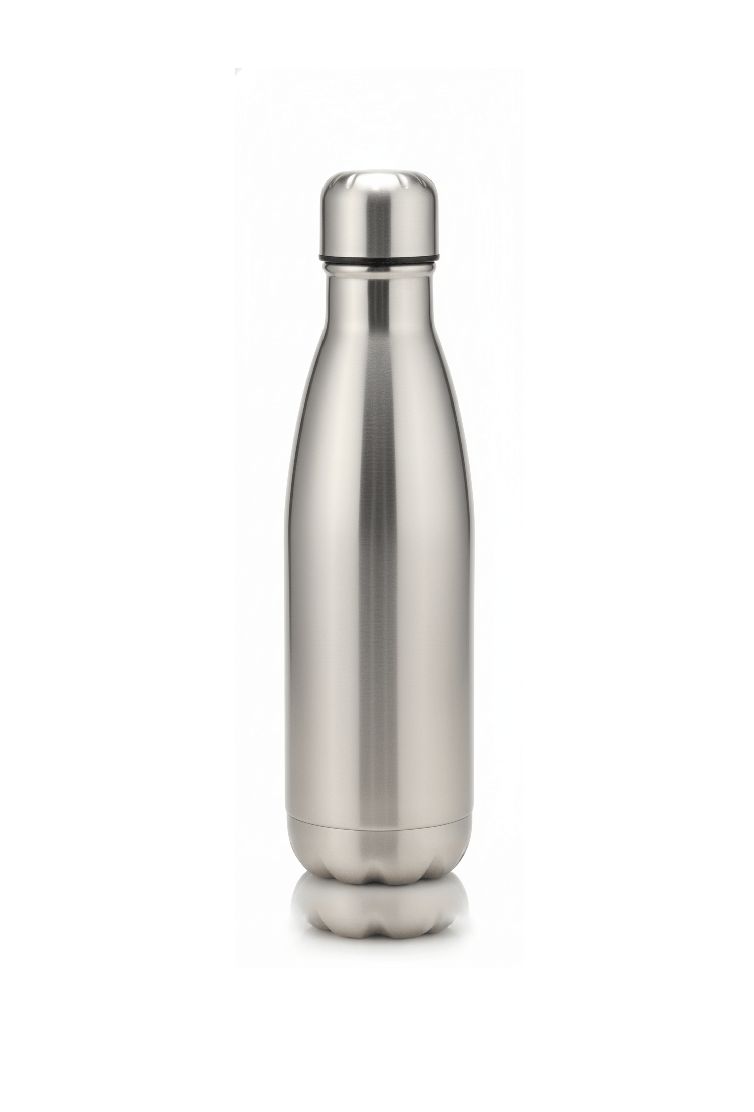 500ml Stainless Steel Vacuum Insulated Bottle | Keeps Hot for 12H | Silver Thermal Water Flask