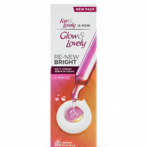 Glow & Lovely Re-New Bright Multi Vitamin Serum in Cream with Vita B C E